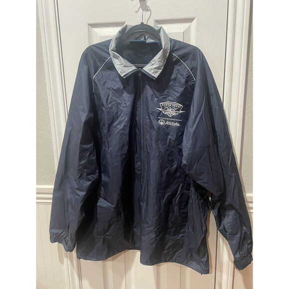 Super Bowl North Texas Super Bowl Host Reebok Windbreaker Jacket 3XL Navy & Gray - Picture 2 of 12